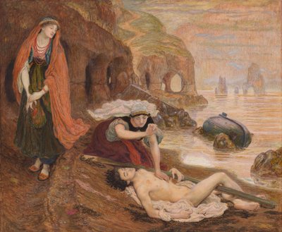 La découverte de Don Juan par Haidée - Ford Madox Brown